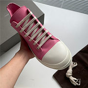 Rick Owens Strobe Low Top Pink - 5