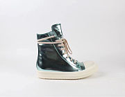 Rick Owens DRKSHDW High Top Green Metallic - 5
