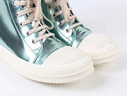 Rick Owens DRKSHDW High Top Green Metallic - 2