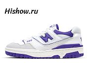 New Balance 550 White Purple BB550WR1 - 1