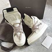 Rick Owens Tonal Tecuatl Geobasket White - 2