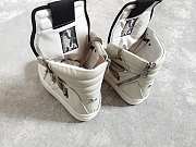 Rick Owens Tonal Tecuatl Geobasket White - 4