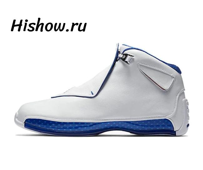 Air Jordan 18 Retro White Sport Royal AA2494-106 - 1