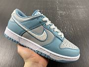 Nike Dunk Low Retro Fleece Swoosh Worn Blue FB1871-011 - 6