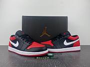 Air Jordan 1 Low Alternate Bred Toe 553558-066 - 2