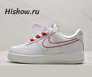 Nike Air Force 1 07 Low White University Red CL6326-108 - 1