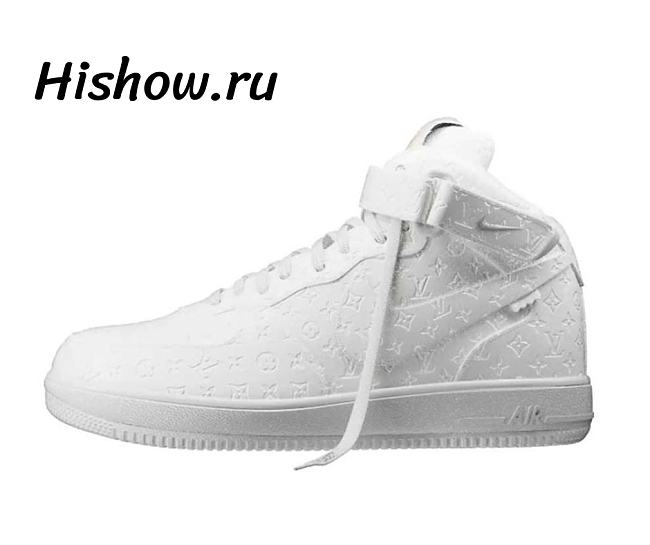 Louis Vuitton Nike Air Force 1 Mid By Virgil Abloh White - 1