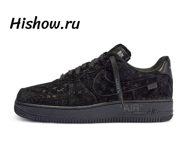 Louis Vuitton Nike Air Force 1 Low By Virgil Abloh Black - 1