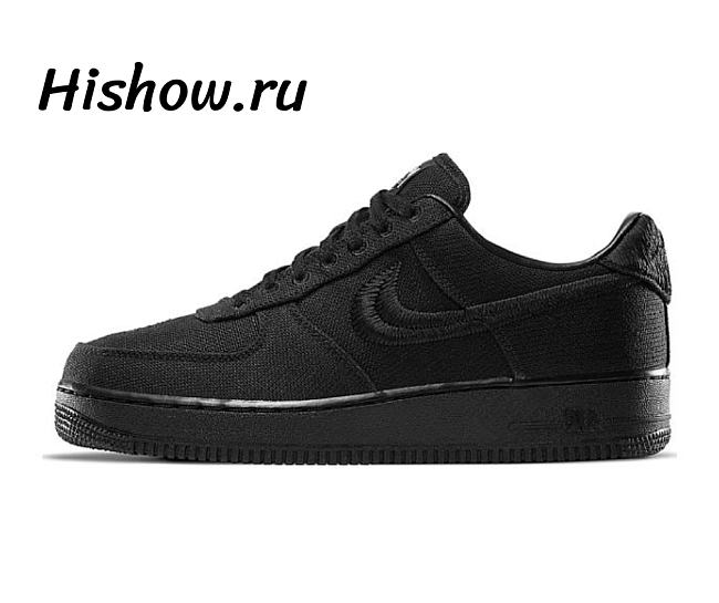 Nike Air Force 1 Low Stussy Black CZ9084-001 - 1