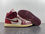 Air Jordan 1 Mid SE Tiki Leaf Team Red DZ2820-601 - 5