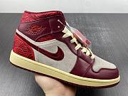Air Jordan 1 Mid SE Tiki Leaf Team Red DZ2820-601 - 6