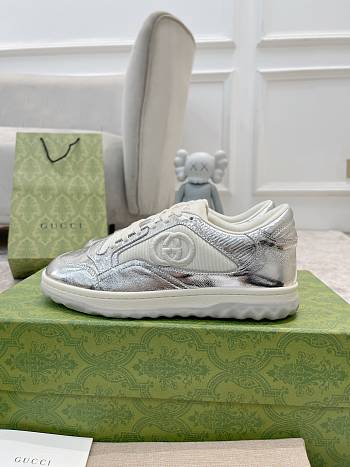 Gucci Mac80 Sneakers Metallic Silver ‎750834 AACA9 8141