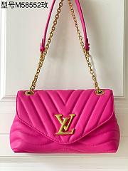 Louis Vuitton New Wave Chain Bag Agathe Rose 24X14X9.5CM - 3