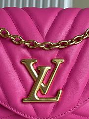 Louis Vuitton New Wave Chain Bag Agathe Rose 24X14X9.5CM - 5