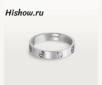 Cartier Ring Love Wedding Band Platinum 3.6 mm