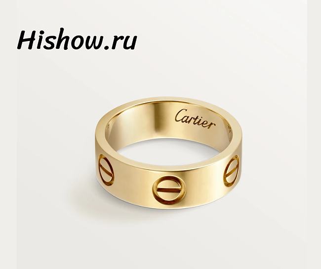 Cartier Ring Love Wedding Band Gold 5.5 mm - 1