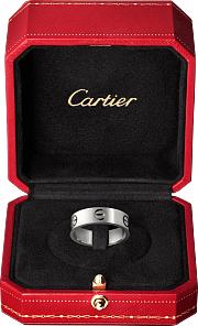 Cartier Ring Love Wedding Band Platinum 5.5 mm - 2