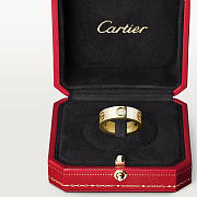 Cartier Ring Leve Gold 3 Diamond 5.5 mm - 2