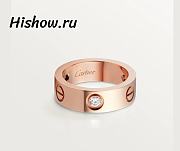 Cartier Ring Leve Gold 3 Rose Gold 5.5 mm - 1