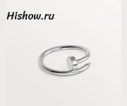Cartier Juste Un Clou Ring Silver Small Model 1.8 mm - 1