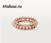 Clash De Cartier Ring Small Model Rose 6.4 mm - 1
