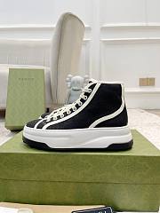 Gucci High Top Sneakers Black 746768 20Q20 1043 - 1