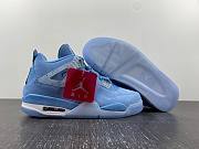 Air Jordan 4 Retro UNC 2019 PE Sky Blue AJ4-1032070 - 4