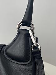 Prada Moon Re-Nylon Leather Bag Black Size 23x13x9 cm - 2