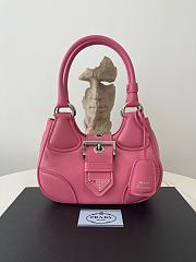 Prada Moon Re-Nylon Leather Bag Pink Size 23x13x9 cm - 1