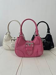 Prada Moon Re-Nylon Leather Bag Pink Size 23x13x9 cm - 2