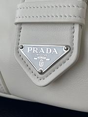 Prada Moon Re-Nylon Leather Bag White Size 23x13x9 cm - 3