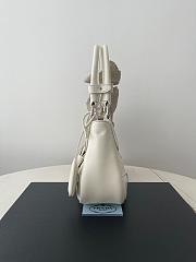 Prada Moon Re-Nylon Leather Bag White Size 23x13x9 cm - 6