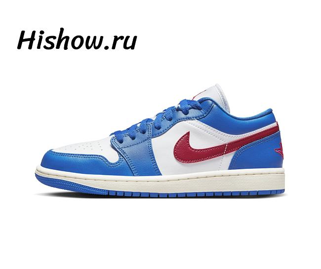Air Jordan 1 Low Sport Blue Gym Red DC0774-416 - 1