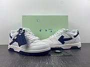 OFF-WHITE Out Of Office OOO 30 MM Low Tops  White Blue - 5