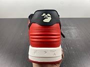 OFF-WHITE Out Of Office OOO Low Tops Black White Red OMIA189S22LEA0012510 - 6