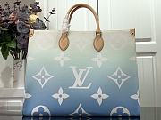 Louis Vuitton OnTheGo GM M57639 POOL BLUE 41x34x19cm - 5