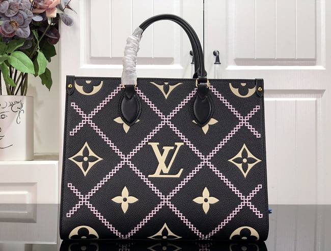 Louis Vuitton OnTheGo MM M46016 BLACK 35x27x14cm - 1