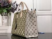 Louis Vuitton OnTheGo MM M46060 MOSS GREEN 35x27x14cm - 5