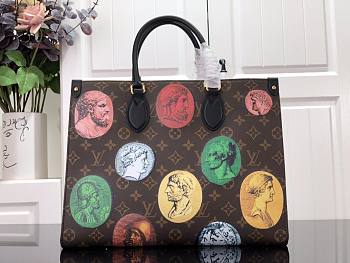 Louis Vuitton OnTheGo MM M59245 Faces Print 35x27x14cm