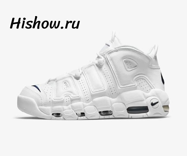 Nike Air More Uptempo 96 White White Midnight Navy DH8011-100 - 1