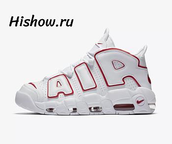 Nike Air More Uptempo White Varsity Red Outline  921948-102