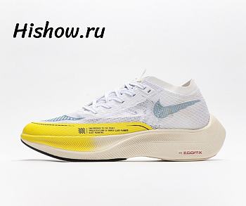 Nike ZoomX Vaporfly Next% 2 White Yellow Strike DM9056-100