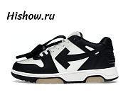OFF-WHITE Out Of Office OOO Low Tops White Black White OMIA189C99LEA004_1004 - 1