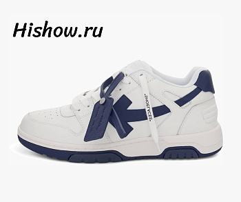 OFF-WHITE Out Of Office OOO 30 MM Low Tops  White Blue