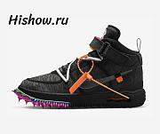 Nike Air Force 1 x Off-White Mid Black Pink DO6290-001 - 1