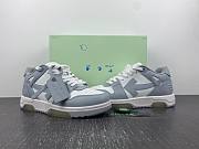 OFF-WHITE Out Of Office OOO Low Tops Grey White OMIA189S22LEA0010109 - 3