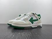 OFF-WHITE Out Of Office OOO Low Tops White Green - 1