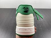 OFF-WHITE Out Of Office OOO Low Tops White Green - 2