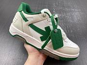 OFF-WHITE Out Of Office OOO Low Tops White Green - 6