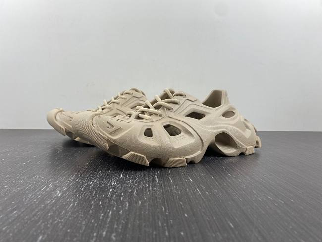 Balenciaga Mold Closed Rubber Taupe 702416 W3CE5 9300 - 1